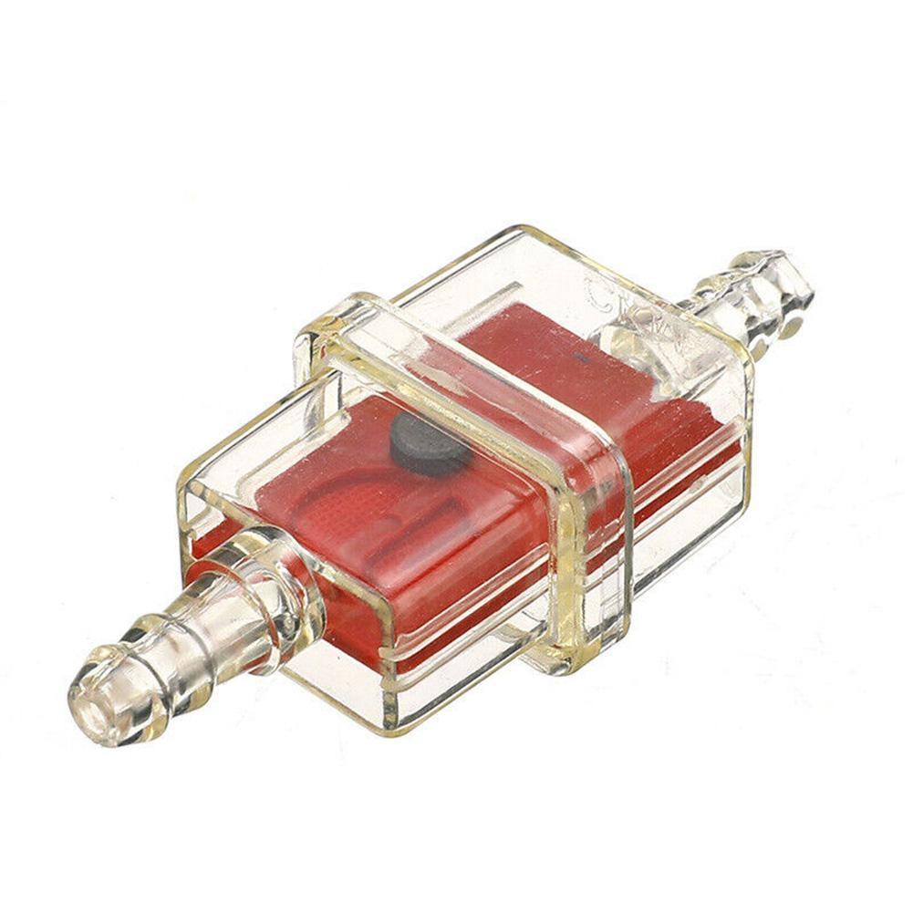 1X 6MM FUEL INLINE ATV MOTORCYCLE MAGNETIC FILTER Red Red Filter