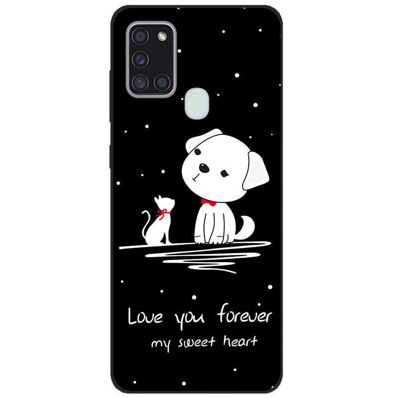 For Samsung A21s SM-A217F/DSN Back Cover tpu Soft Silicone Phone Case For Samsung Galaxy A21s Case Mobile Phone black coque new