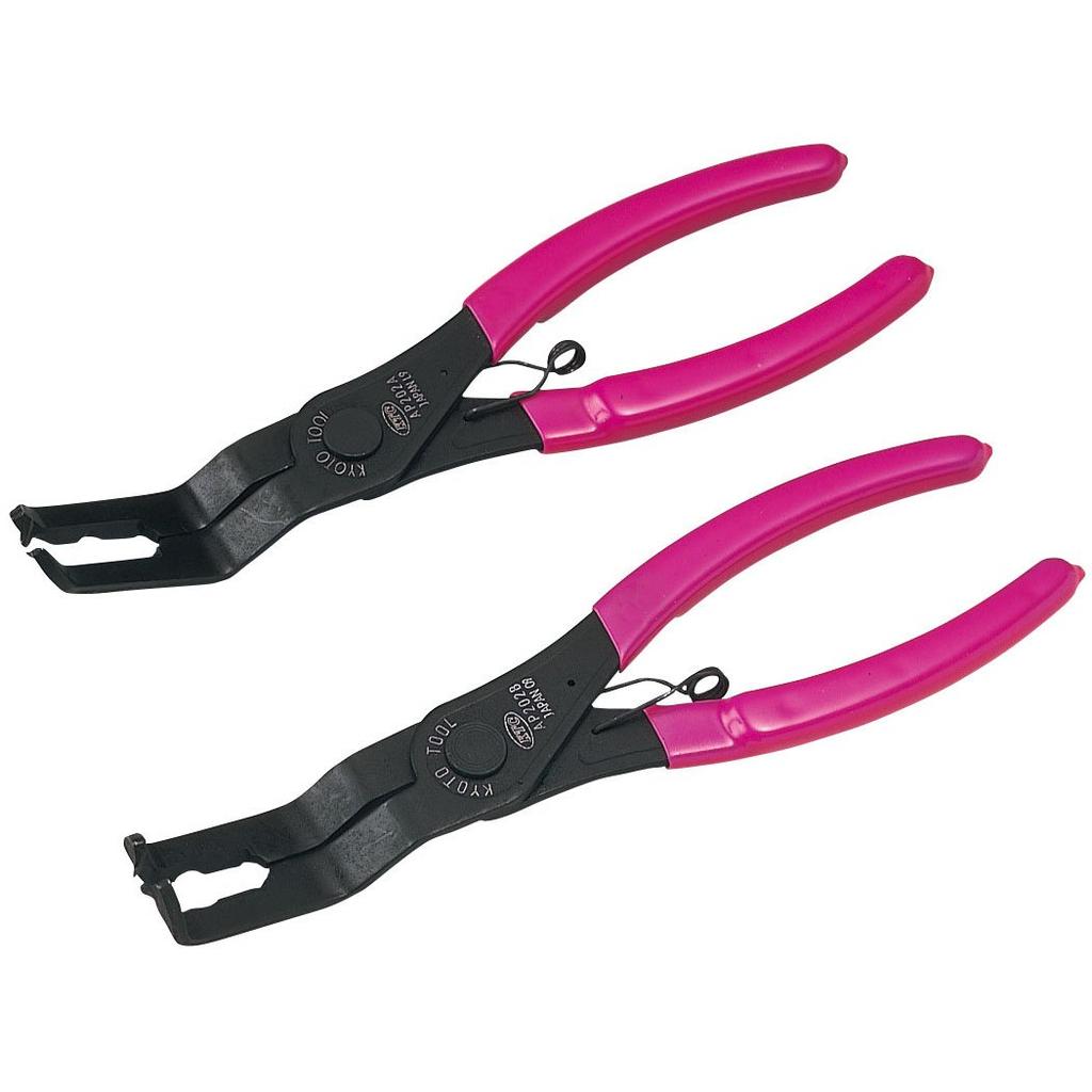 Kyoto Machinery Tools Clip Clamp Pliers Set Pin Removal ATP2022 (KTC) (Lock Type)