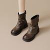 Maillard Short Boots for Women 2026 New Spring and Autumn Thick Bottom Stacked Boots Knight British Style Boots