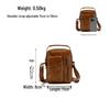 Men's Genuine Leather Crossbody Shoulder Bag - Top Layer Cowhide, Classic Style, High-End Casual Commuter Bag