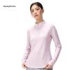 Women's Quick-Dry Long Sleeve Stand Collar T-Shirt