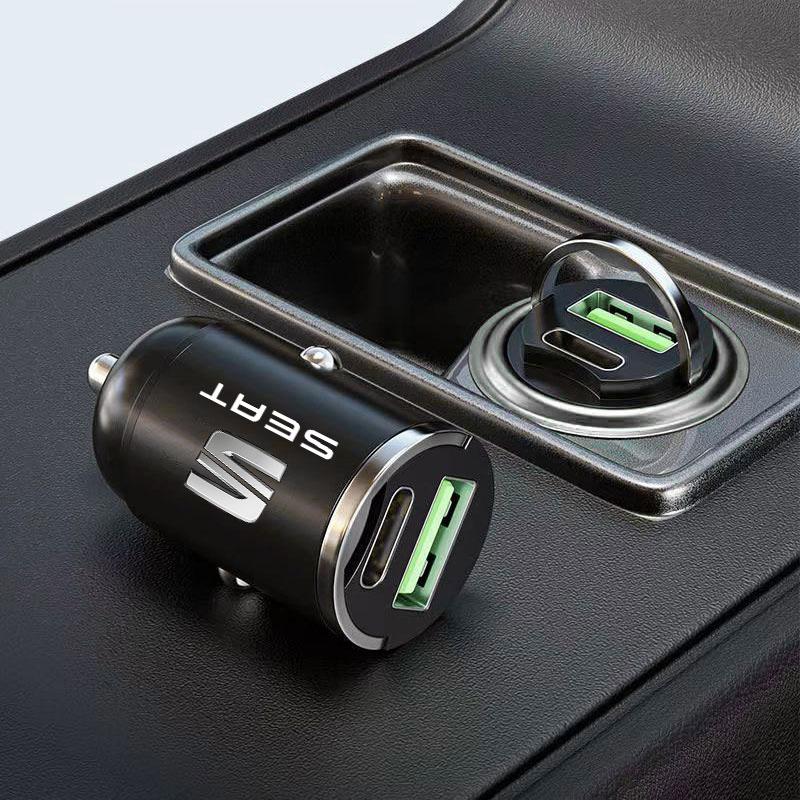Micro Car Quick Charger Vehicle Cigarette Lighter Convert Plug Car Accessories for SEAT Leon FR 5 6 MII Altea 5F Ibiza Toledo Cordoba Alhambra MK3