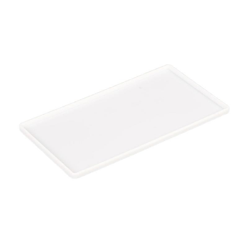Anti-slip Silicone Heat-insulating Mat Square Storage Tray Coffee Tea Coaster Cutlery Holder Bathroom Soap Plate