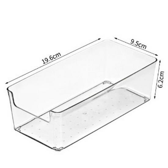Acrylic Transparent Desk Drawer Organizer for Stationery and Cosmetics