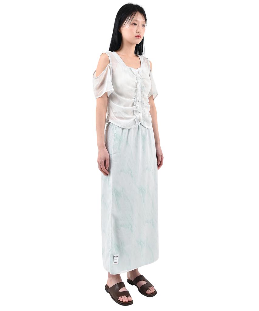 KATHARSIS Cut-Off Chiffon Blouse Mt_Free