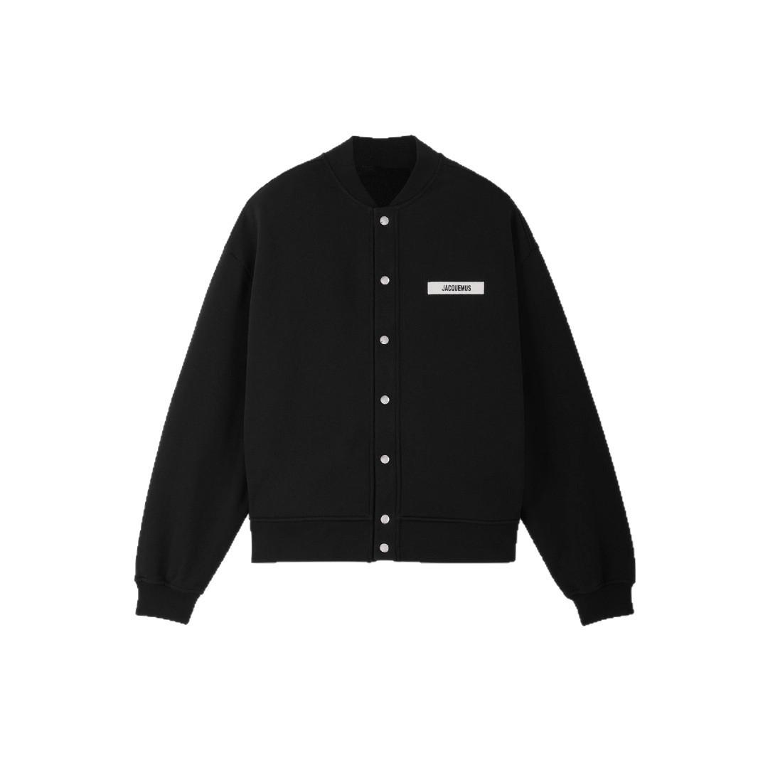 

Унисекс кардиган Jacquemus 25-Year, свободный, с длинным рукавом, с логотипом, для ранней осени M чёрный