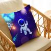Cartoon Astronaut Outer Space Planet Pillow Cushion Cover Pillowcase Living Room Sofa Home Decor Customized
