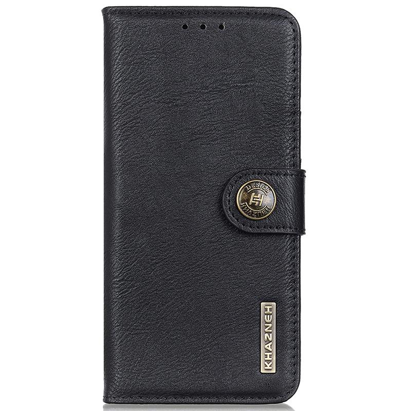 KHAZNEH For Motorola Moto G85 5G/S50 Neo 5G Case Cowhide Texture Leather Wallet Stand Cover