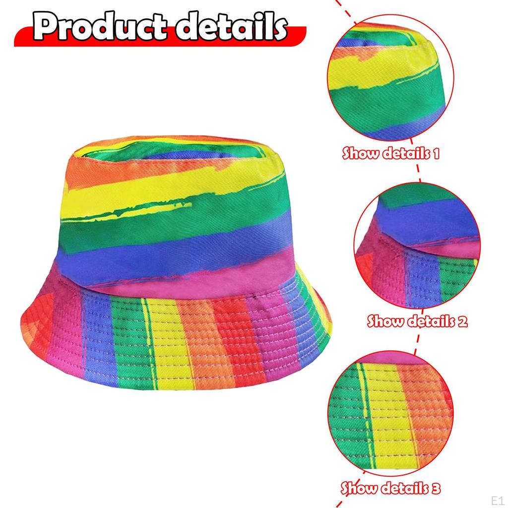 Duhový klobouk typu kbelík Přenosný sluneční na pláž Lov Turistika Venkovní Letní