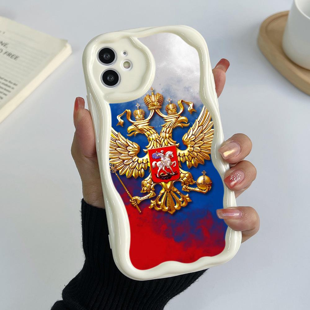 Ae96 Russia Emblem Flag Design Art Protective Phone Cases for Xiaomi Poco X5 F6 Redmi Note 13 12 11 Pro 13C 12C A3 Huawei Honor 90 Wave TPU Back Cover
