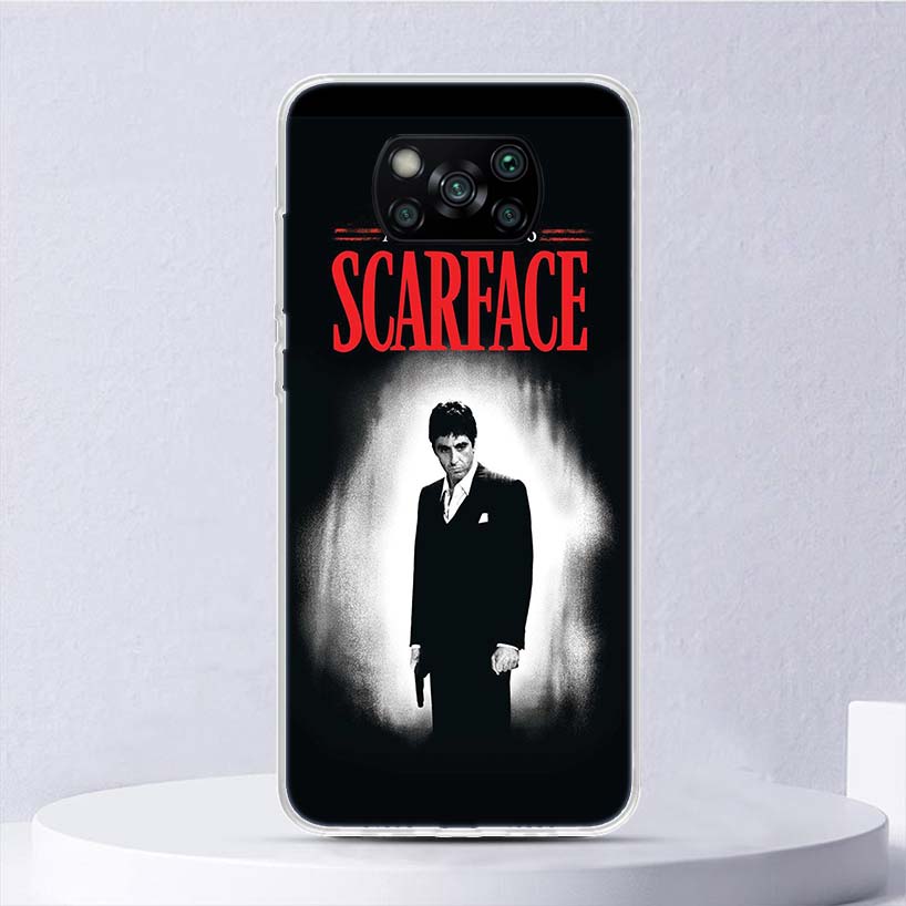 

Scarface 1983 Film Al Pacino Movie Soft Case For Xiaomi Poco X7 X6 X5 X4 X3 Nfc F7 Ultra F6 F5 Pro Phone Cover F4 Gt F3 M5S M4 M Xiaomi Poco X6 Pro