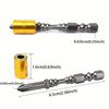 10PCS Strong Magnetic 65mm Phillips Screwdriver Bit Set For Plasterboard Drywall Electronic Drill Driver