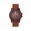 New casual fashion simple round dial pointer style canvas strap men's watch; Birthday gift of choice
