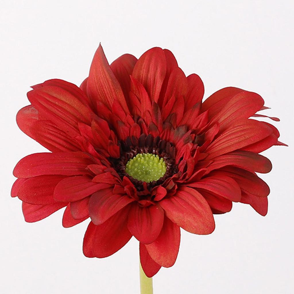 Gerbera Artificiale Multiuso Idratante Alta Simulazione Tocco Reale Stelo Singolo Finta Gerbera