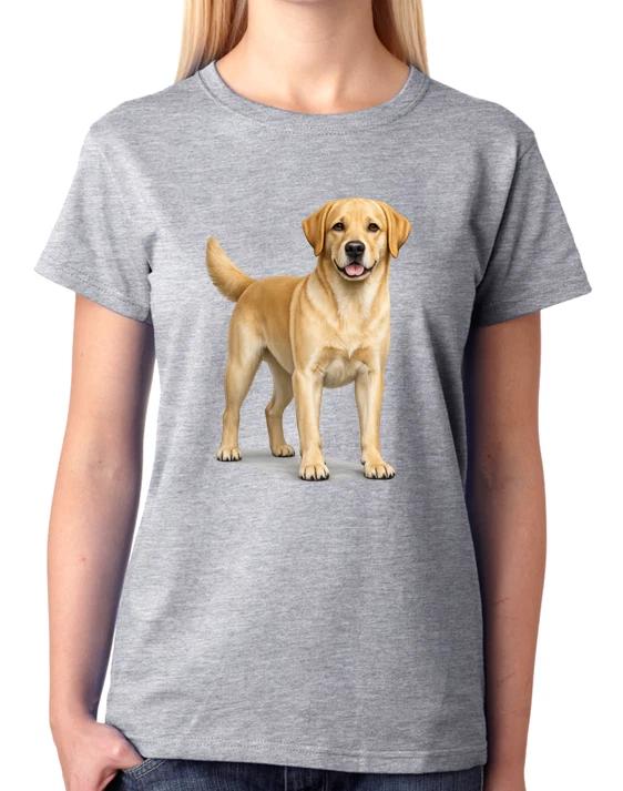 Labrador Retriever Dog Ladies T-Shirt Pet Lover Gift Tee L