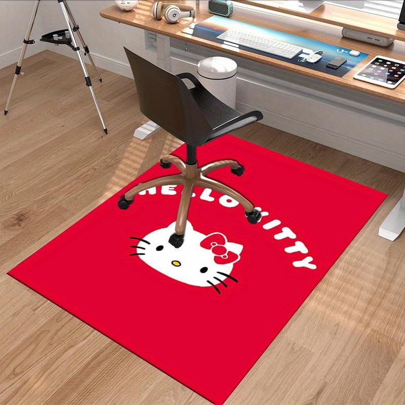 1pc Hello Kitty Red Background with Bow - Perfect for Home Decor, Office Carpets, Outdoor Rugs, and Gift Ideas!z2748