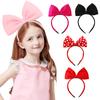 1PC Fabric Bow Large Head Hoop Hair Accessories Big Size For Girl Women Headband Bow Knot Bowknot Headwear