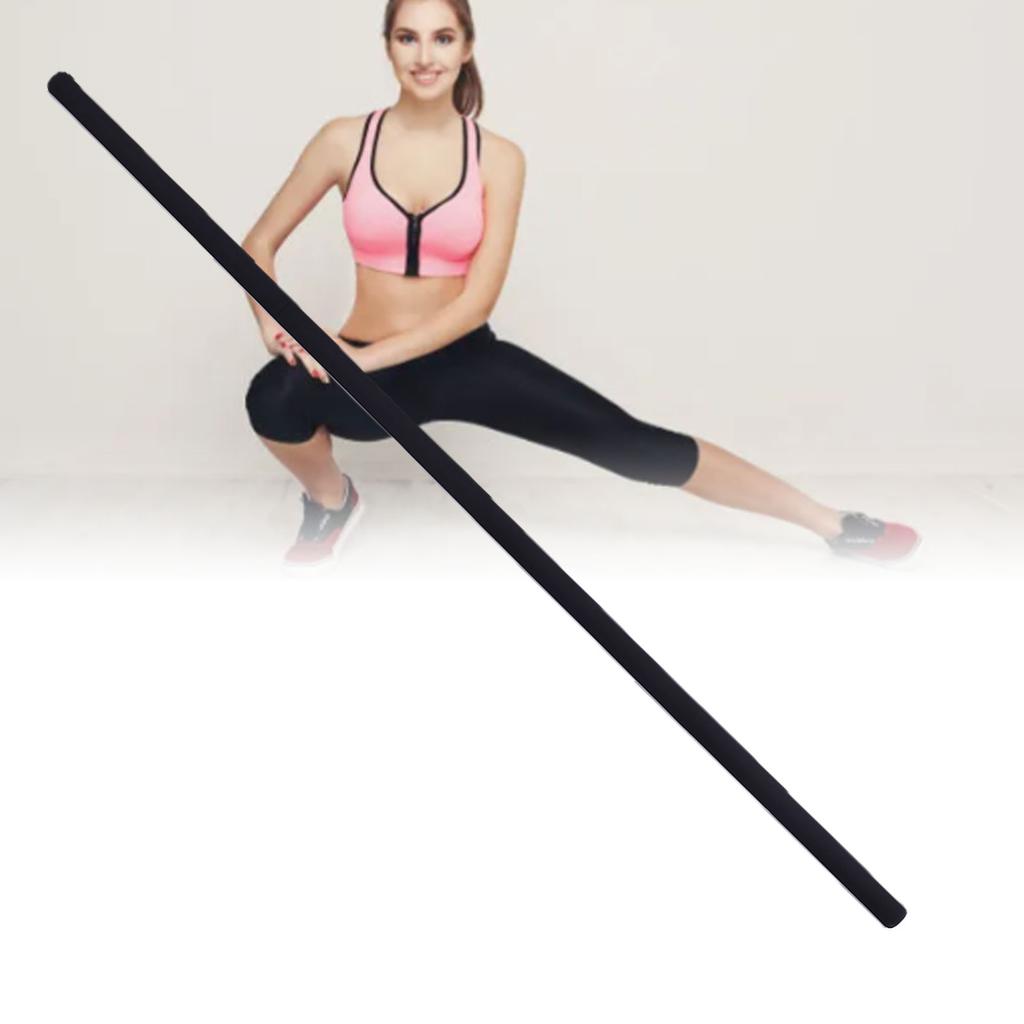 Bastone per Stretching 150cm Smontabile Antiscivolo Assorbi Sudore Robusto Tubo Interno in Acciaio Bastone per Mobilità per lo Sport