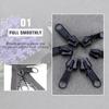 Instant Zipper Uniwersalny zestaw naprawczy Zestaw naprawczy Wymiana suwaka Zipper Zęby Ratownicze zamki błyskawiczne do szycia