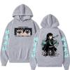 Anime Demon Slayer Hoody Muichiro Tokito Fashion Pullover Sweatshirt Men Women Casual Autumn Winter Fleece Hoodie Streetwear