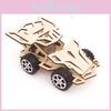 Stem Educational Diy Wooden 4wd Racing Car Science Experiment Toy For Kids Handmade Assembly