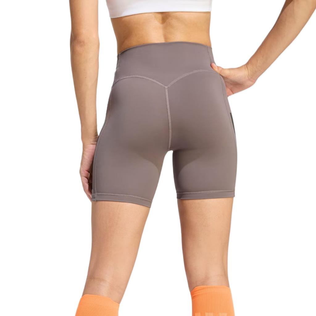 Adidas Elastic Moisture-Wicking Fitted Sports Shorts Women Shorts JZ1099