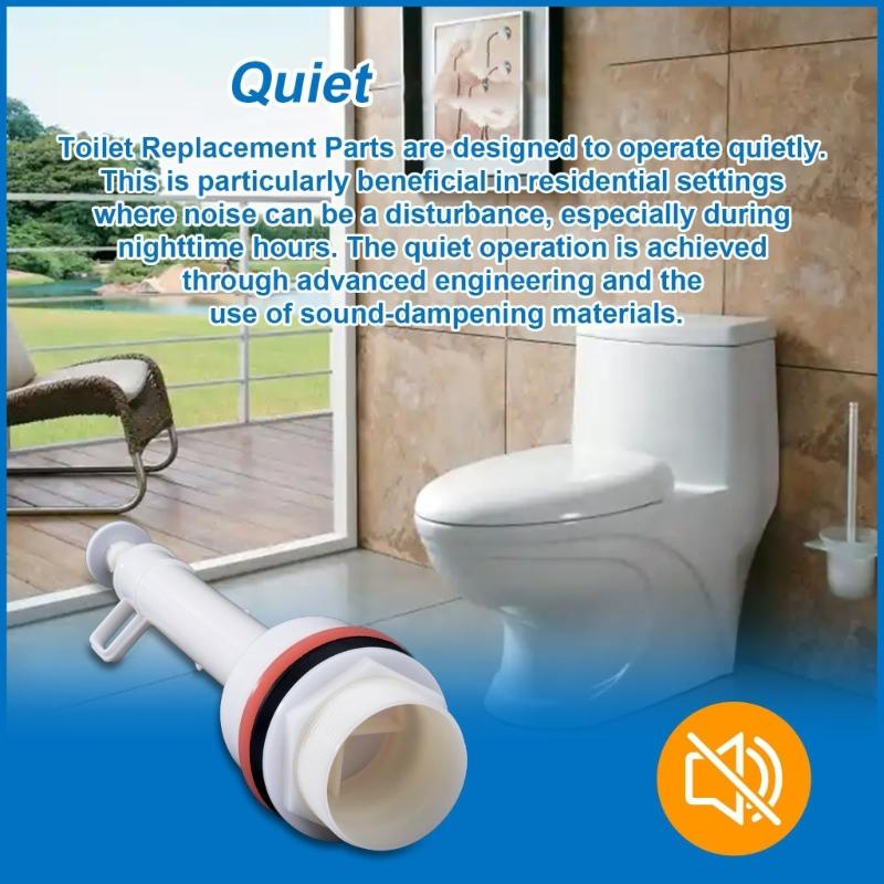 High Efficiency Water Saving Flush Valves Toilet Replacement Valves Repair Kits for Most Trip Levers 11-1/2Inch Length