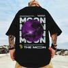 Fashion Men's T-Shirt 3d Space Astronaut Print Short Sleeve Tee Summer Street Hip Hop T Shirt For Men Oversized Men Clothes Tops