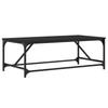  Coffee Table, Black, 100x50x35 Cm, Wood-based Material