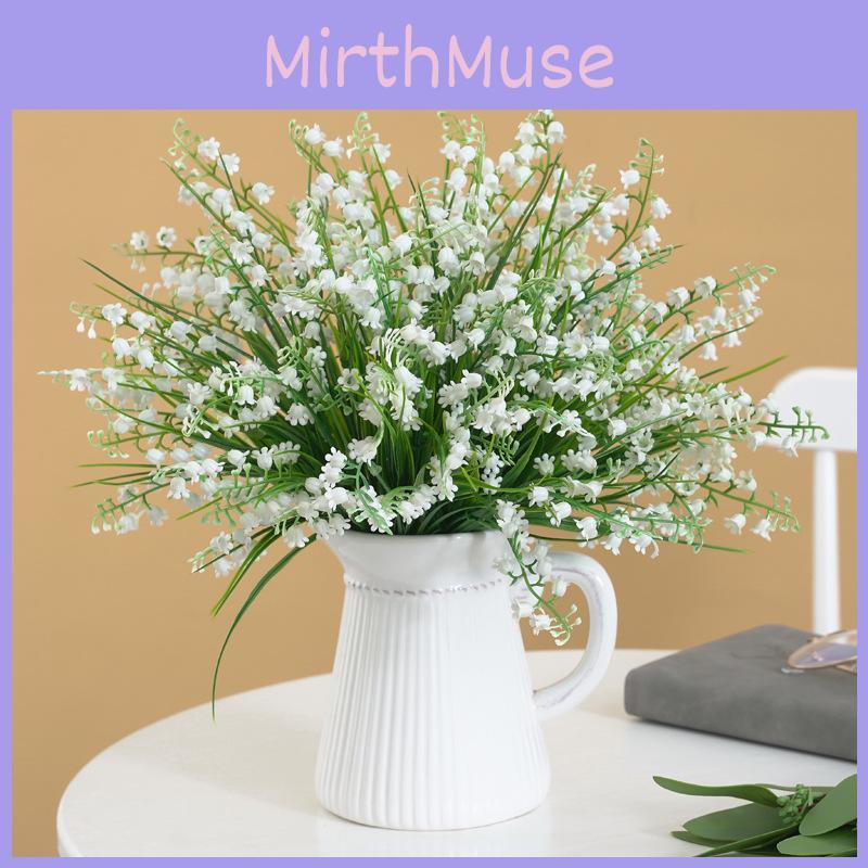 Convallaria Majalis Of The Valley Artificial Flowers Bouquet For Home Office Greenery