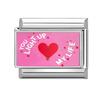 Red Pink Heart Dog Cat Flowers Italian Charm Link fit 9mm Stainless Steel Jewelry DIY Making Bracelets For Gifts