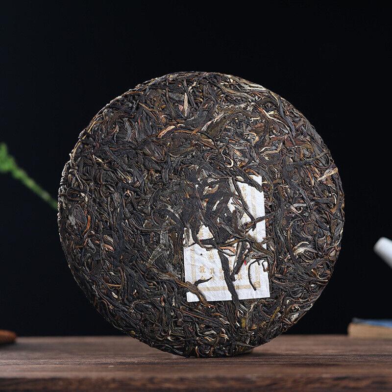 357g Yunnan Pu-erh Tea Yiwu Mint Ho-Tang Ming Qian Raw Tea Seven Seed Cake