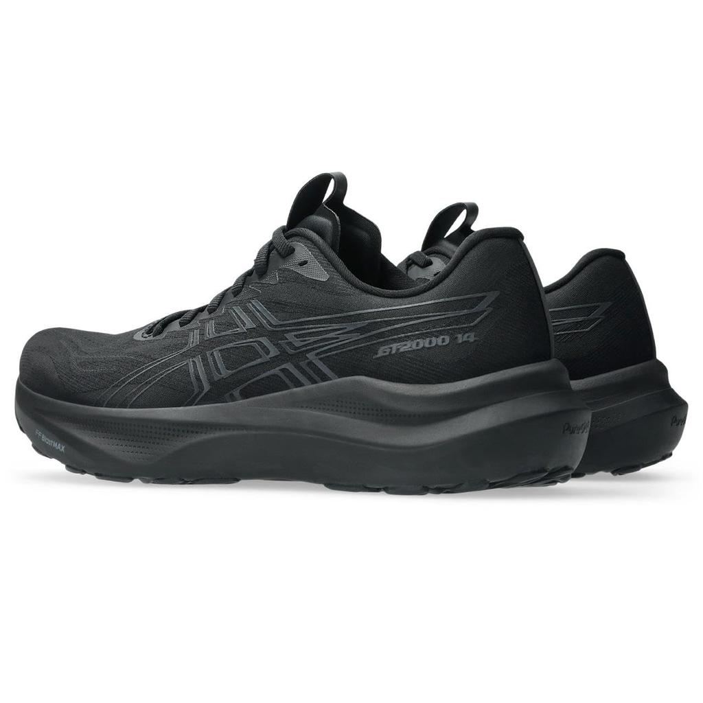 ASICS 14 Running Size 002 Size 4E GT-2000 Shoes, 1011C057, Men's, (Black/Graphite Gray), 26.0 cm,