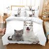 Hot Luxury Style Galaxy Deer Bedding Western Animal Bedspread Set 3D Pet Cats,horses Duvet Cover Sets Dropshipping Customized
