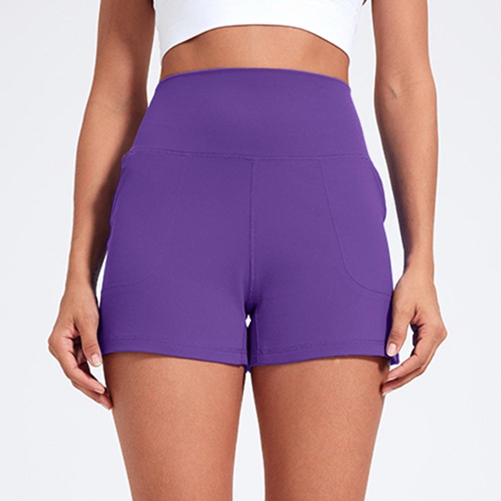 Women's High Waist Bare Feel Yoga & Running Shorts