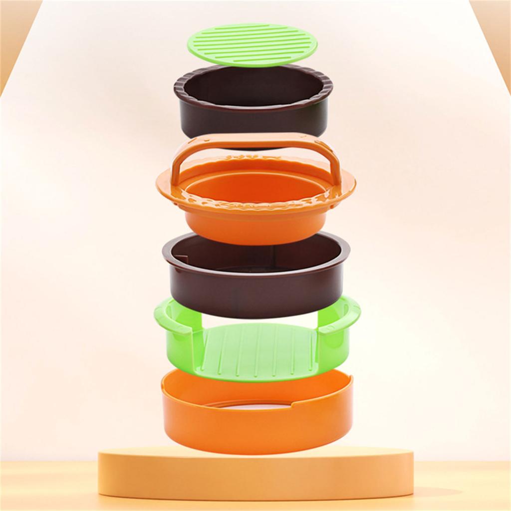 Adjustable Burger Patty Press Dishwasher Safe Hamburger Mould Multifunctional Minced Meat Pie Maker Kitchen Accessories