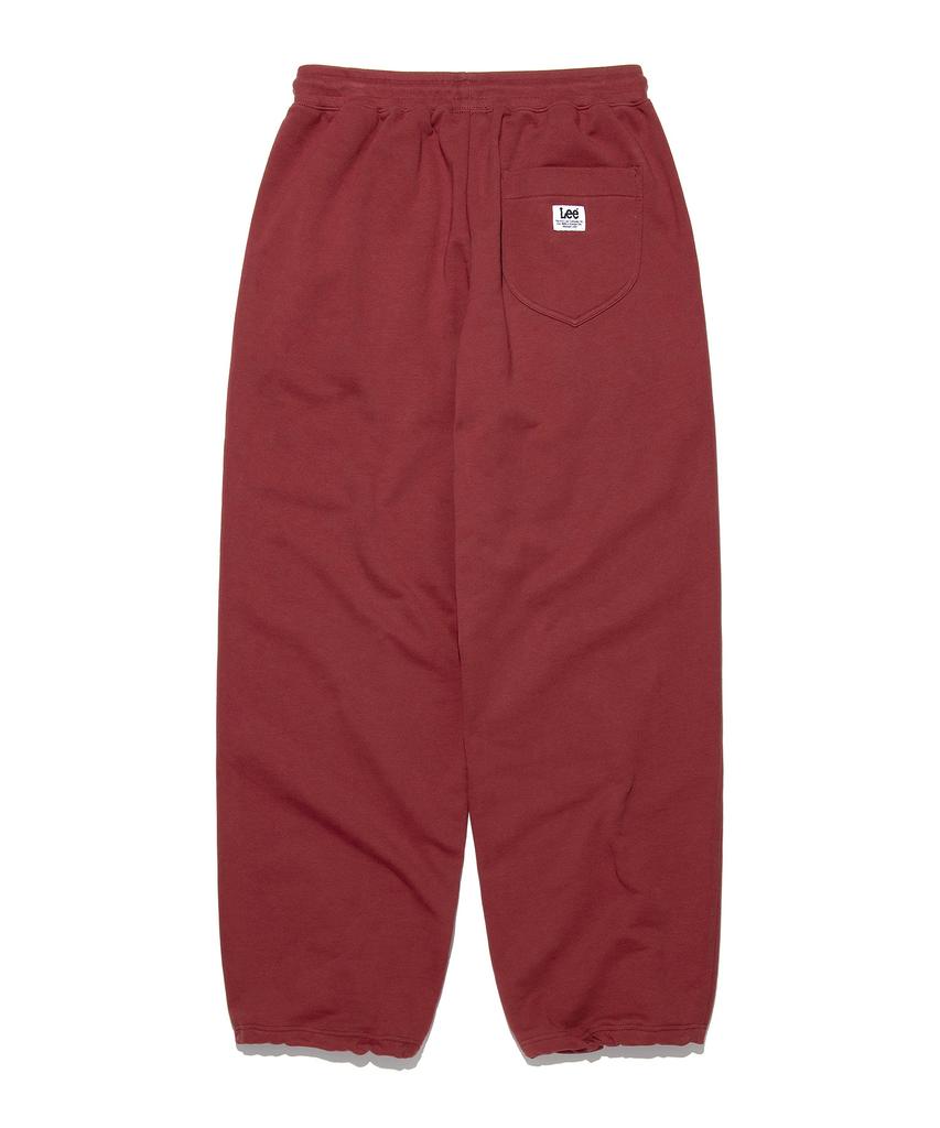 LEE Felt Twitch Logo Sweatpants Red