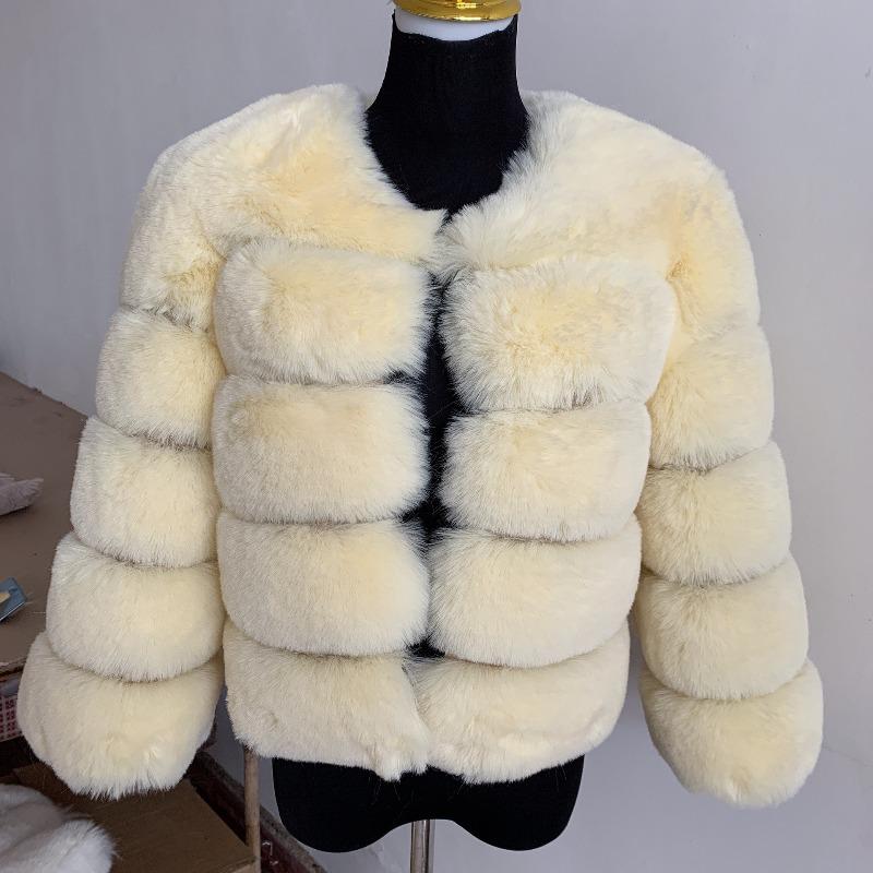 Fur Autumn and Winter New Warm Casual Splicing Women's Imitation Fox Fur Jacket Women's Clothing