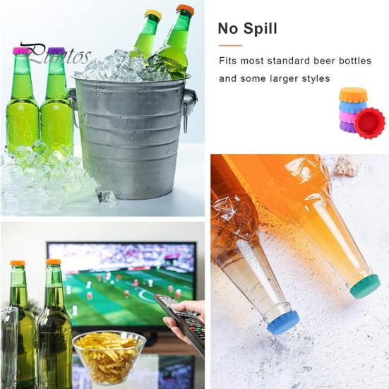 6/18/21 pezzi coperchio per bottiglia di vino in silicone a prova di perdite buona tenuta coperchio per sigillo di birra riutilizzabile per uso alimentare facile da pulire riutilizzabile lavabile in lavastoviglie