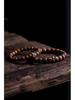 Authentisches indisches Sandelholz Tierkreiszeichen Buddhistische Gebetsperlen Armband