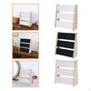 3 Tier Necklace Display Stand Chains Holder Wood Freestanding Jewelry Organizer Rack for