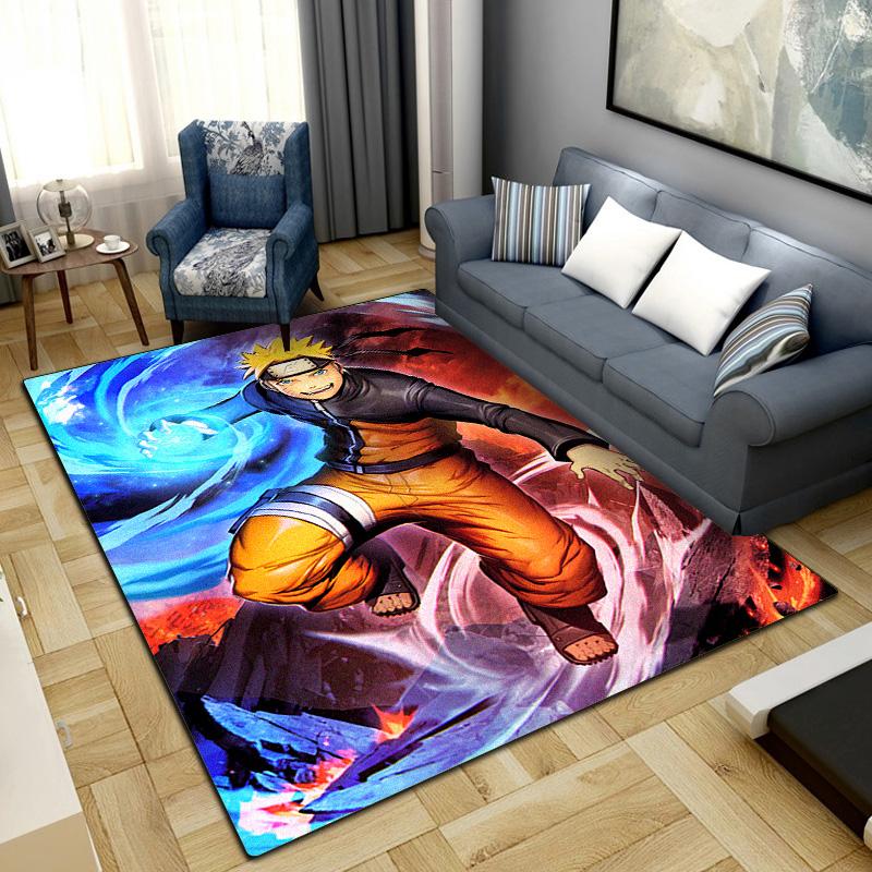 

Anime-Naruto Area Carpet for Living Room Bedroom Home Decor Cool Movie Mat Floor Mat -LXR66 60x90cm