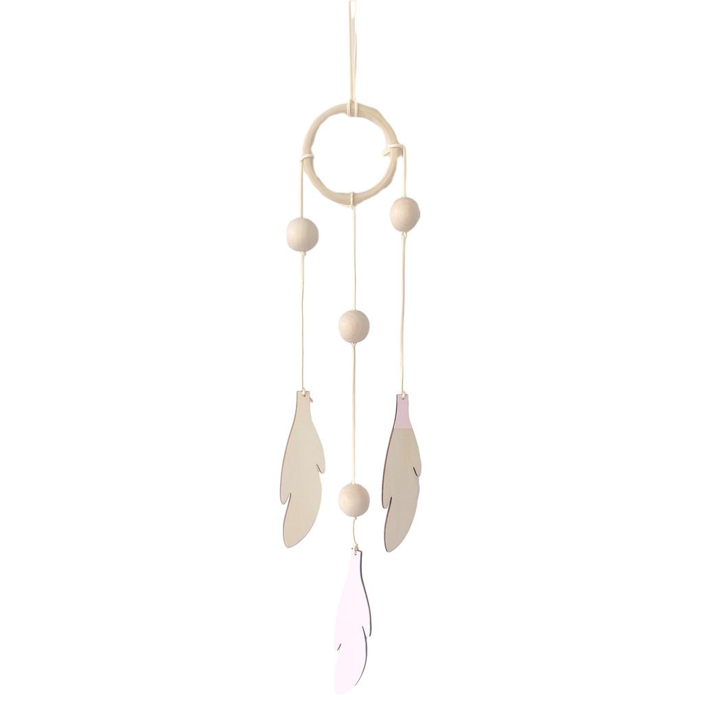 DIY Wood Feather Ornament Pendant Bunting Party Decoration for All Gatherings Lovely Addition to Dorm Photo Props