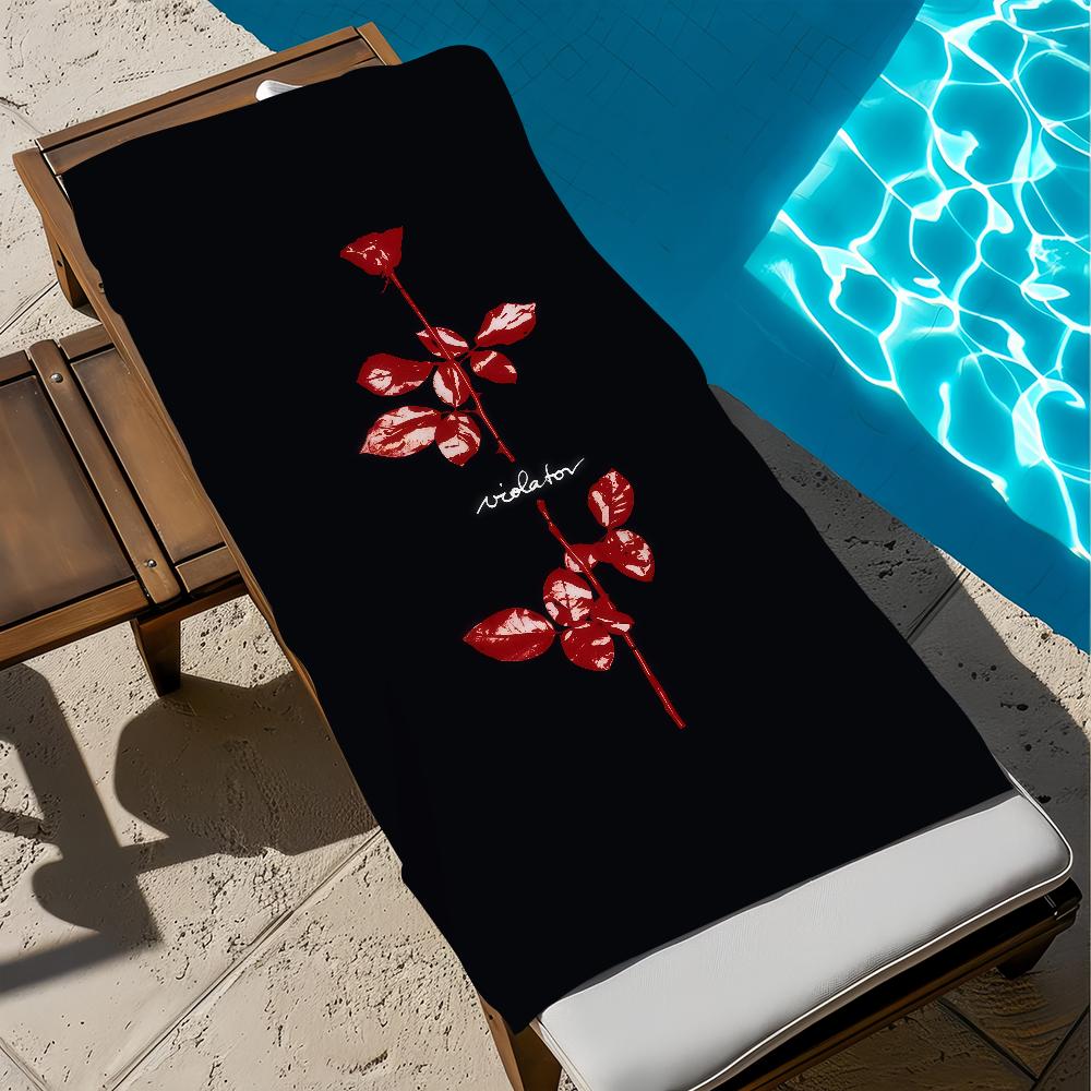 D-depeche singer M-mode Towel Large Quick-Drying Microfiber soft Beach Towel for Travel Fitness Sauna Bathing Camping