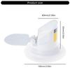 Automatic Closing Toilet Cover Toilet Odor Prevent Plug Squatting Pan Anti-smell Plug Prevent Sewage Overflows Deodorize