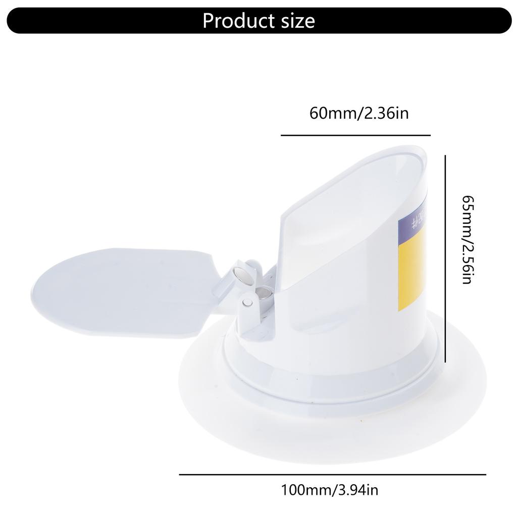 Automatic Closing Toilet Cover Toilet Odor Prevent Plug Squatting Pan Anti-smell Plug Prevent Sewage Overflows Deodorize