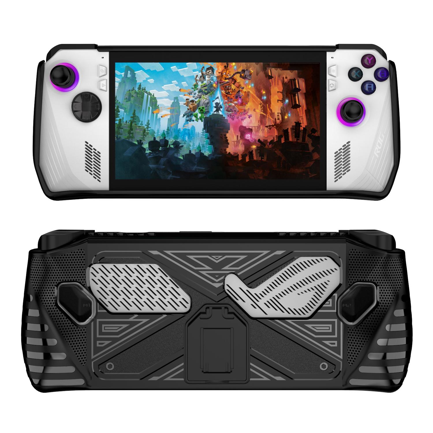 

Для ігрової консолі Asus ROG ALLY М який чохол з ТПУ Захисна накладка проти падінь з ПК підставкою White