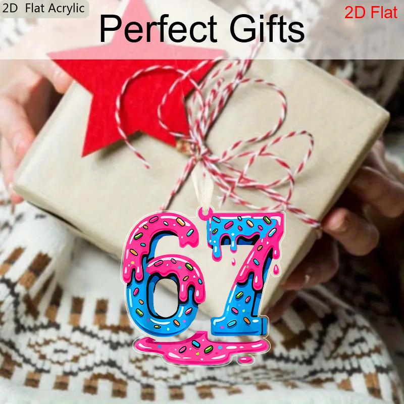 Valentine's Day Transparent Acrylic Pendant 67 Hanging Decor Hanging on The Wall Door Holiday Gift for Friends Birthday Gift Galentine's Day