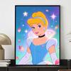 Disney Diamond Painting Kit Full Diamond Round Cinderella Dreamy Home Decor Craft Gift